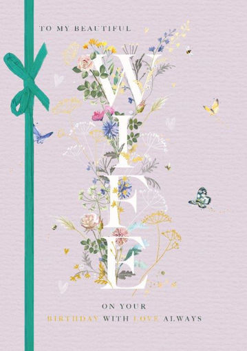 Picture of BEAUTIFUL WIFE BIRTHDAY CARD